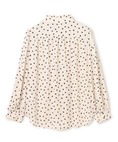 TOCCA PROMISE RIBBON ROSETTE ドット柄ブラウス