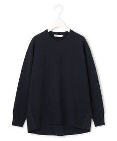 ICB L 【洗える】 シンセティックダブルフェイス ニットプルオーバー