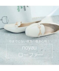 MODE ET JACOMO <noyau>スクエアトゥビット付きヒールローファー