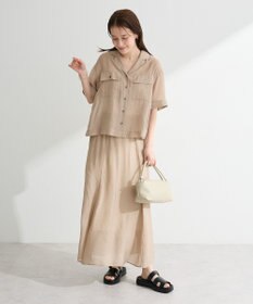 Green Parks ＳＥＴ２点　シャツスカートセットアップ