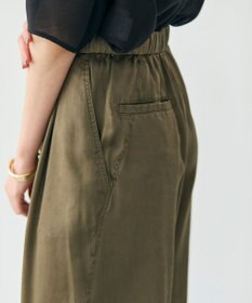 BEIGE， 【洗える・VERY 6月号掲載】PAWPAW / ウエストリボンタックワイドパンツ