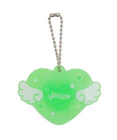 WEGO 【痛バ＆推し活グッズ】ハートエンジェルIDフォトケースキーホルダー