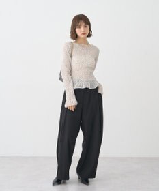 earth music&ecology シャーリングメロープルオーバー