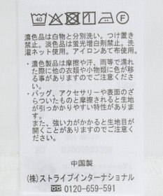 earth music&ecology 【コットン混】レース襟フレアヘムブラウス