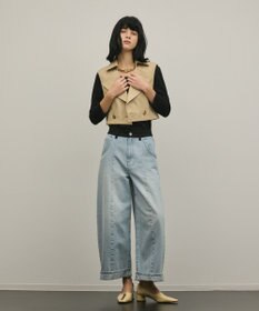 GRACE CONTINENTAL クロップトバレルパンツ