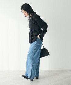 CRAFT STANDARD BOUTIQUE 配色メローキャミトップス