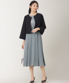 ANY SIS S 【洗える】フラワー刺繍パーツ ワンピース