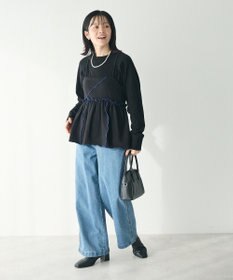 CRAFT STANDARD BOUTIQUE 配色メローキャミトップス