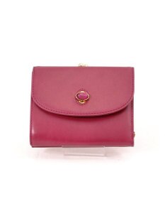 UNBILLION ペルケ perche ジェムストーンヒネリかぶせ二つ折り財布