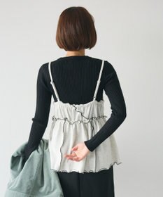 CRAFT STANDARD BOUTIQUE 配色メローキャミトップス