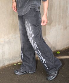 WEGO トライバルデニムパンツ