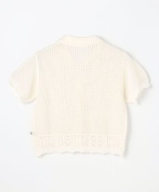 組曲 KIDS 【S-Lサイズ】クロッシェライク　カーディガン