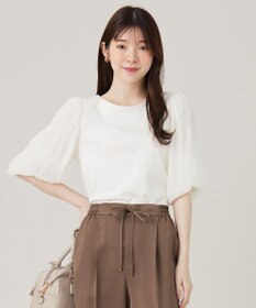 ANY SIS S 【洗える】マジョリカスリーブ プルオーバー