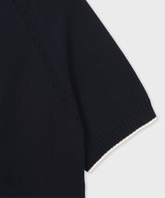 Paul Smith コットンアイレット ショートスリーブ カーディガン