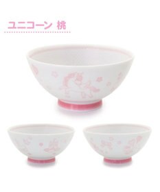 Mother garden マザーガーデン ユニコーン くっつきにくい ご飯茶碗 小盛 ピンク
