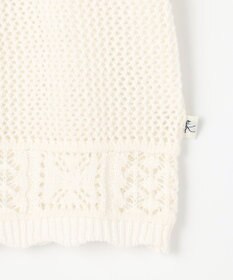 組曲 KIDS 【S-Lサイズ】クロッシェライク　カーディガン