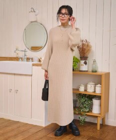 WEGO 【WEB限定/2025年秋冬新作】ニットワンピース