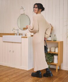 WEGO 【WEB限定/2025年秋冬新作】ニットワンピース