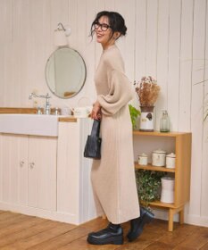 WEGO 【WEB限定/2025年秋冬新作】ニットワンピース