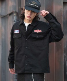 WEGO 【ユニセックス着用ITEM】ワッペンワークシャツ（LS）