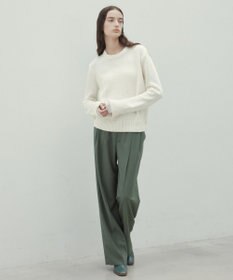 BEIGE， 【洗える・CLUEL 4月号掲載】COMFREY / オーガニックコットンクルーネックニット