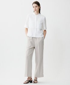 ICB L 【新色追加・UVケア・接触冷感・速乾・防シワ・洗える】 FluidBackSatin  ワイドパンツ