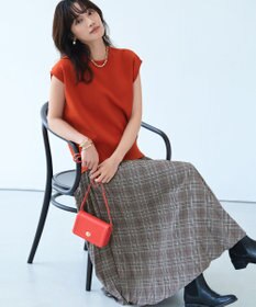 ANY フレンチスリーブニット