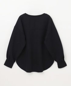 GRACE CONTINENTAL フロッキーロゴプリントトップ