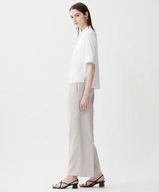 ICB L 【新色追加・UVケア・接触冷感・速乾・防シワ・洗える】 FluidBackSatin  ワイドパンツ