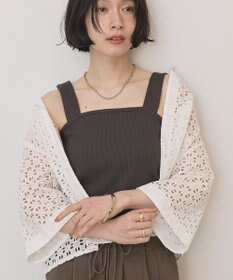 AMERICAN HOLIC 【抗菌防臭】スクエアベアタンクトップ