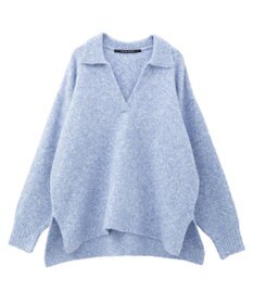 YECCA VECCA 襟付きVネックニット