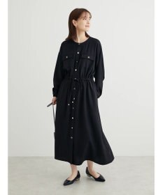 Green Parks ・ＥＬＥＮＣＡＲＥ　ＤＵＥ　イロイロ釦ドロストワンピース