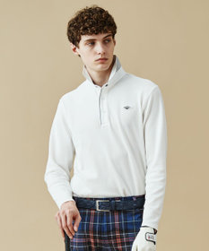 【23区ゴルフ】人気ハニカムカノコ 長袖ゴルフポロシャツM 23区GOLF｜【MEN】【UVカット】ハニカムカノコ長袖ポロシャツ