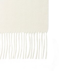 MOONBAT プラスムーンバット (+moonbat) カシミヤ100％無地マフラー 洗える 190㎝×30㎝