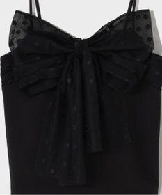 GRACE CONTINENTAL ドットボウタイキャミ