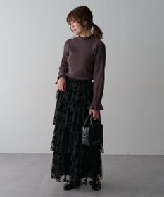 Green Parks ・ｓｗｉｎｇ　ｂｙ　キャンディスリーブリブニット