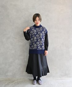 muuc 〈オーガニックコットン〉〈コットンブロード生地〉〈カラーにより異なる生地〉〈通年着られる〉コットン裾プリ ーツ 前開き ワンピース