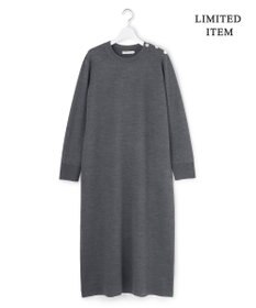 ICB 【先行予約・WEB限定】 ウールブレンドダブルフェイス ニットワンピース