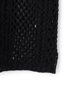 BEIGE， ATACAM / パターンメッシュ ハーフニット