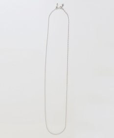 Phoebe 【金属アレルギー対応】リンキーデザインロングチェーンネックレス　シルバー　ニッケルフリー