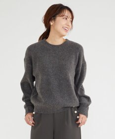 Feroux 【洗える】クルーネックニット プルオーバー