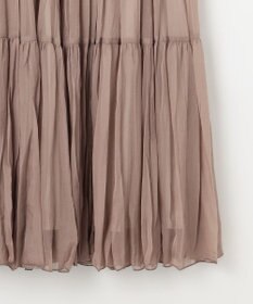 ANY SIS 【洗える】シアーワッシャーティアード スカート