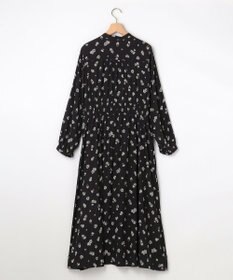 組曲 ギャザーライトデシンボウタイ付き ワンピース