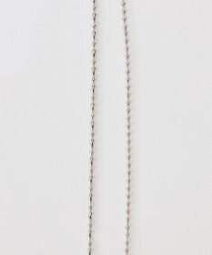 Phoebe 【金属アレルギー対応】リンキーデザインロングチェーンネックレス　シルバー　ニッケルフリー