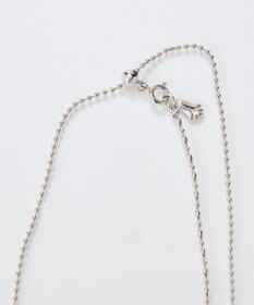 Phoebe 【金属アレルギー対応】リンキーデザインロングチェーンネックレス　シルバー　ニッケルフリー