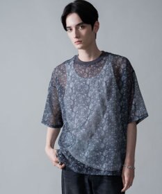 WEGO 【2点SET】メッシュパターンアンサンブルPOシャツ（SS）