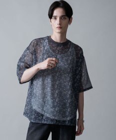 WEGO 【2点SET】メッシュパターンアンサンブルPOシャツ（SS）