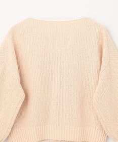 GRACE CONTINENTAL バイカラールーズニットカーディガン