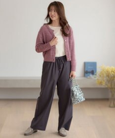 ANY SIS 【前後着用可】スパークルシャギー カーディガン