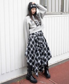 WEGO 【暖かい/裏起毛】裏起毛グラフィックスウェット